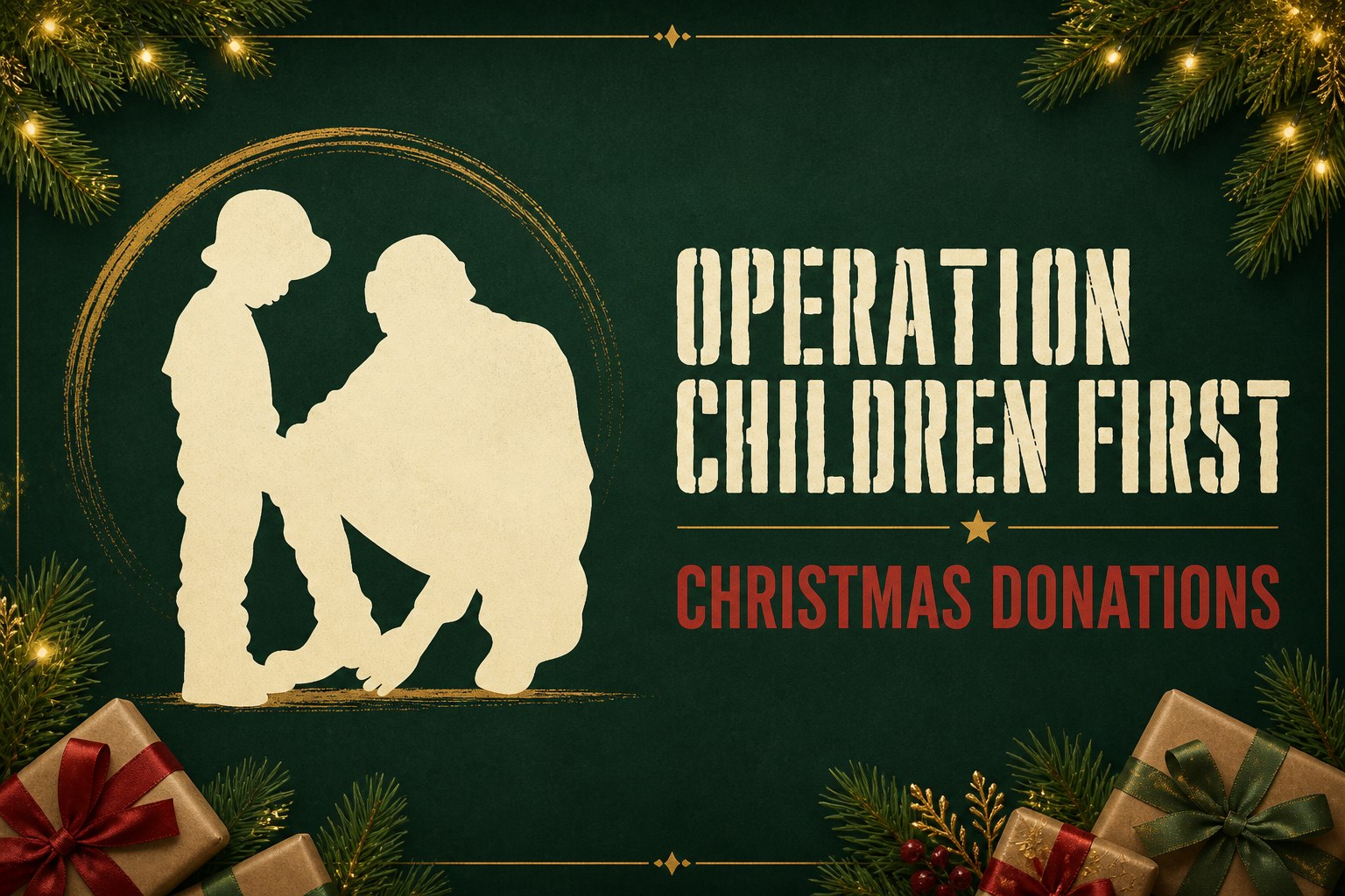 Operation Children First Christmas Donations artwork