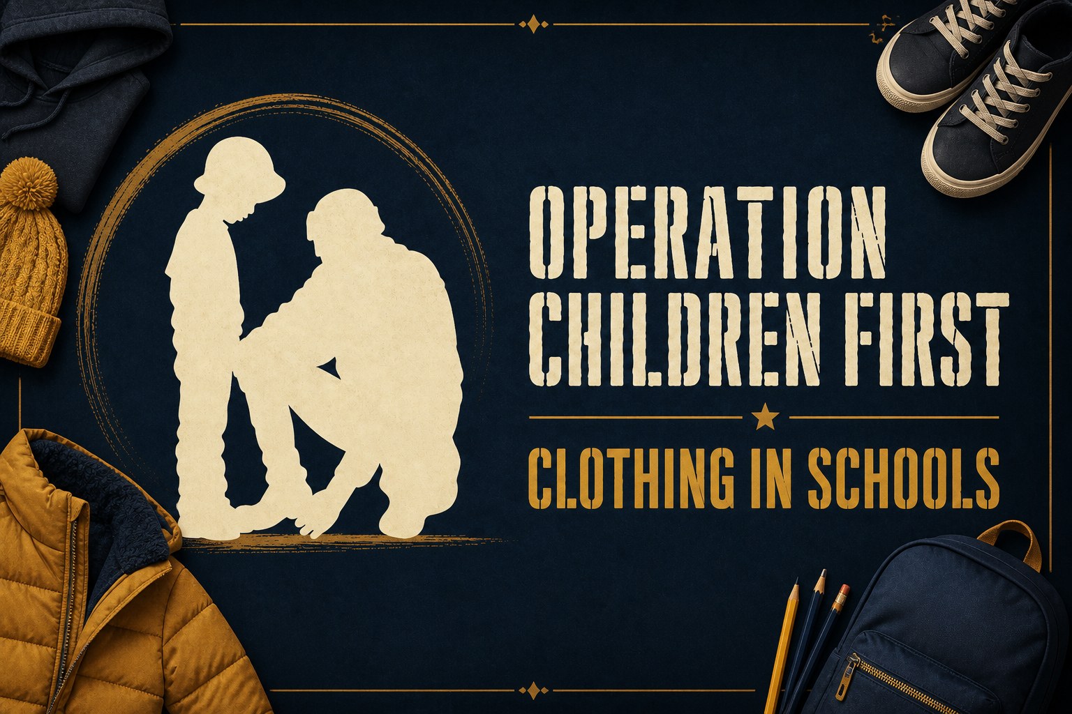 Operation Children First Clothing in Schools artwork