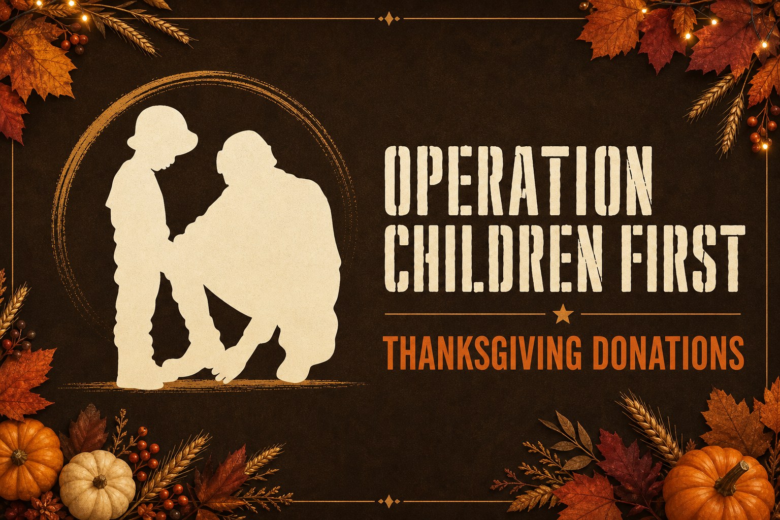 Operation Children First Thanksgiving Donations artwork